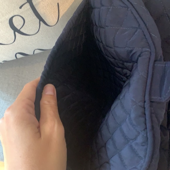 NWT Vera Bradley large duffel classic navy - Picture 7 of 8